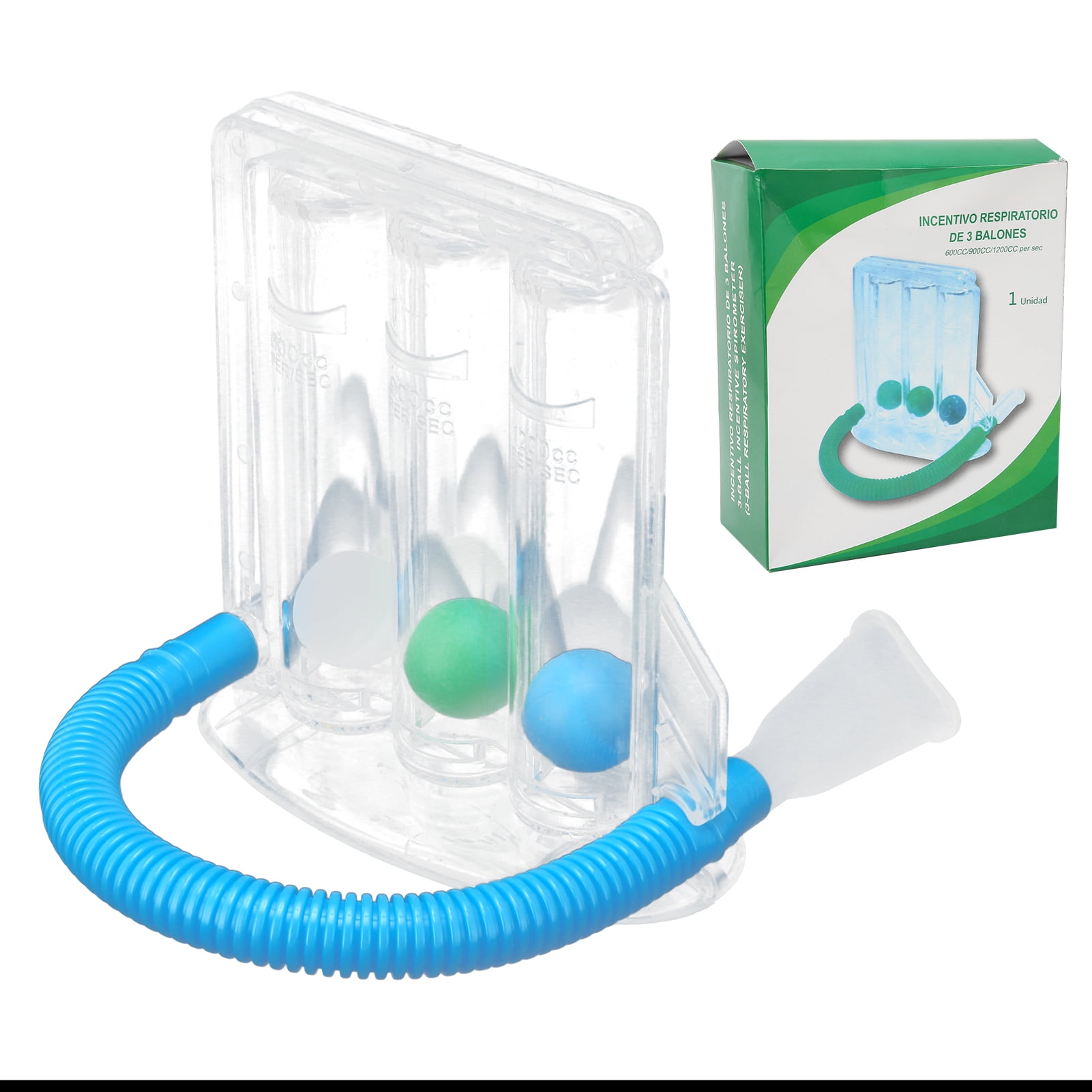 Ccdes Breathing Exerciser,Vital Capacity Training Tool 3 Balls