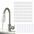 thumbnail image 1 of 100PCS Disposable Faucet Filter Socks Anti-Splash Kitchen Sink Water Filter Mesh Bags Universal Water Sediment Capture Screen Covers with 10 Fastening Straps for Bathroom Kitchen Tap, 1 of 7