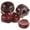 Dark Red, variant on KAKOWELY Wood Crystal Sphere Stands Dark Red For Collectors 24Pack 1.65X1.65X0.87In