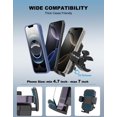 thumbnail image 4 of Tractor Phone Clamp Mount, [Upgraded Secure Tether] Stable Cellphone Clip for Forklift/Farming Machine, Front Loader Clip Holder for iPhone 16 15 14, Galaxy S25 S24, 4-7" Phone with Thick Case, 4 of 8