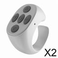 thumbnail image 1 of Control de teléfono Bluetooth,Control remoto de teléfono Bluetooth para tomar fotografías,Controlador de anillo inteligente recargable con cambio de página,Minicontrol remoto para, 1 of 10