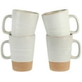 thumbnail image 5 of Gibson Elite 4 Pack Dreamweaver Terracotta Reactive 17 oz Mug Set - Sand Cream, 5 of 5