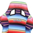 thumbnail image 3 of NRG Innovations FRP-302-MEXICALI Serape Vegan Micro Prisma Fixed Back Bucket Racing Seat, 3 of 8