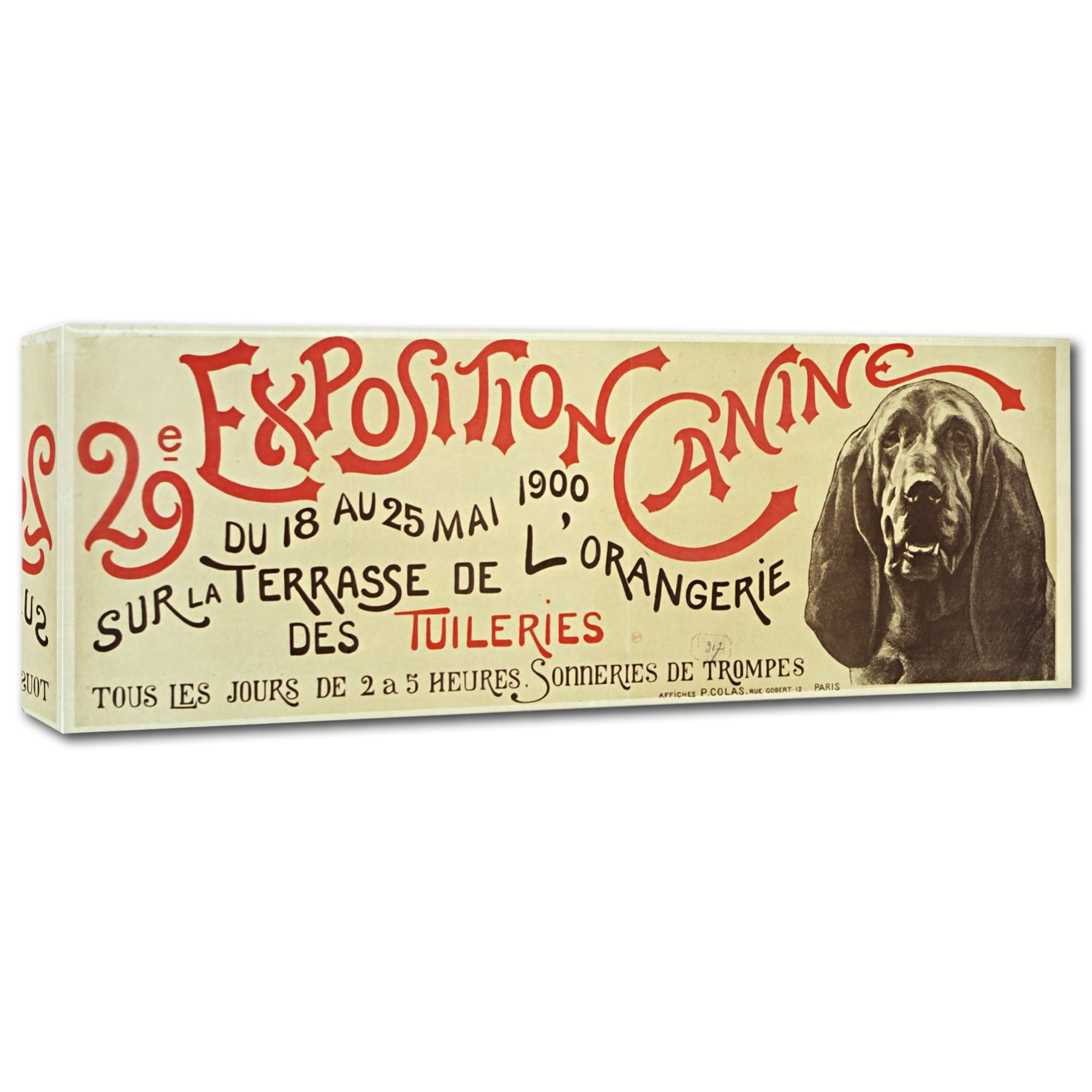 Trademark Fine Art 'Exposition Canine Dachshund' Canvas Art by Vintage Apple Collection