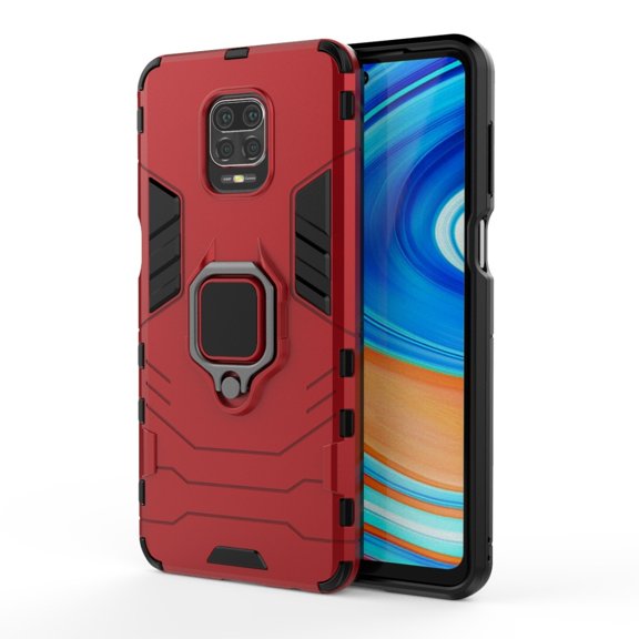Shockproof PC + TPU Protective Case with Magnetic Ring Holder