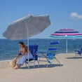 thumbnail image 1 of Parasol de 2,13 m (7 pi) avec ancrage de plage Rio Beach, 1 of 9