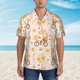 thumbnail image 2 of Fotbe Cute Bee Gnome Camisa Hawaiana para Hombre Unisex – Camisa Casual de Verano con Botones de Manga Corta de Algodón y Lino,3X-Large, 2 of 7