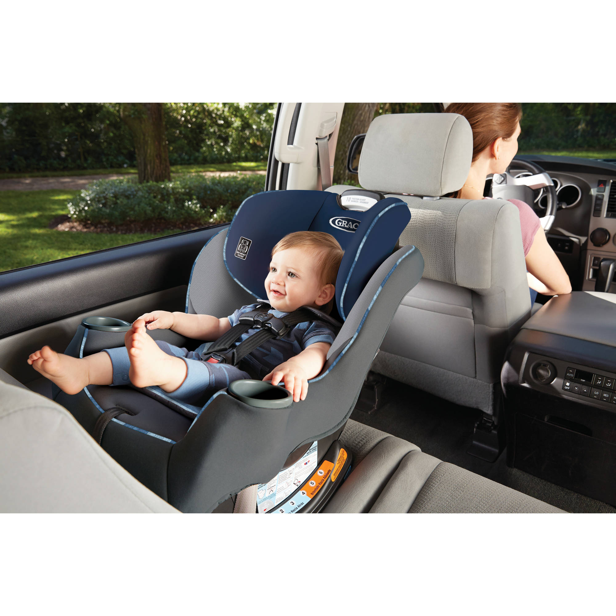 Graco Sequel 65 Convertible Car Seat with 6-Position Recline, Caden Navy - image 5 of 7