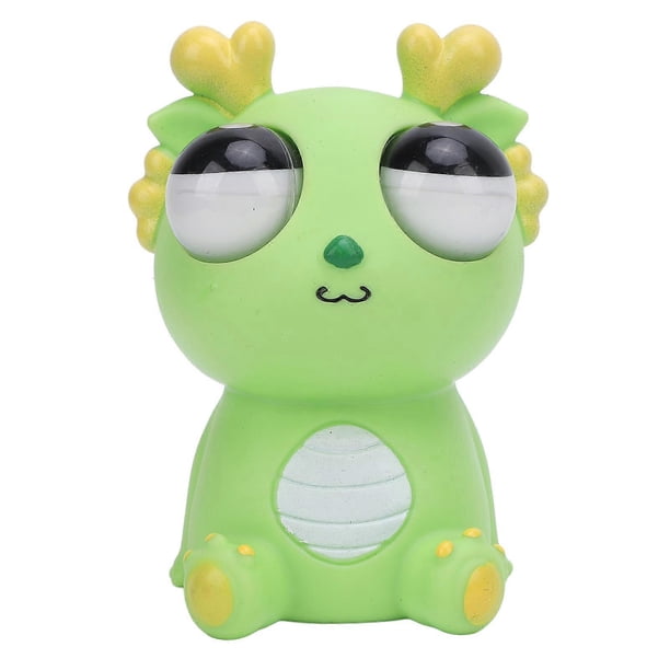 Pop Out Eyes Toy Cute PVC Funny Comfortable Hand Feeling Dragon Squeeze Stress Relief Toys for Adults Daily