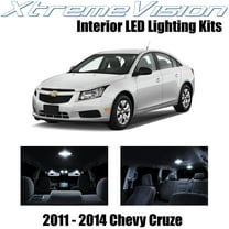 XtremeVision Interior LED for Chevy Cruze 2011-2014 12 pcs Pure White Interior LED Kit Installation Tool