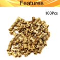 thumbnail image 4 of Wekity M3x6mm Female Thread Knurled Nuts,100PCS Hx4mm OD Brass Threaded Insert Embedment Nuts Hydraulic Welded Joint Injection Molding Assortment Kit for 3D Printing Injection Molding-0621, 4 of 5