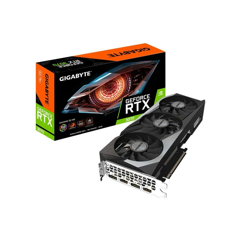 GIGABYTE Gaming OC GeForce RTX 3070 8GB GDDR6 PCI Express 4.0 ATX Video Card GV-N3070GAMING OC-8GD (rev. 2.0) (LHR)