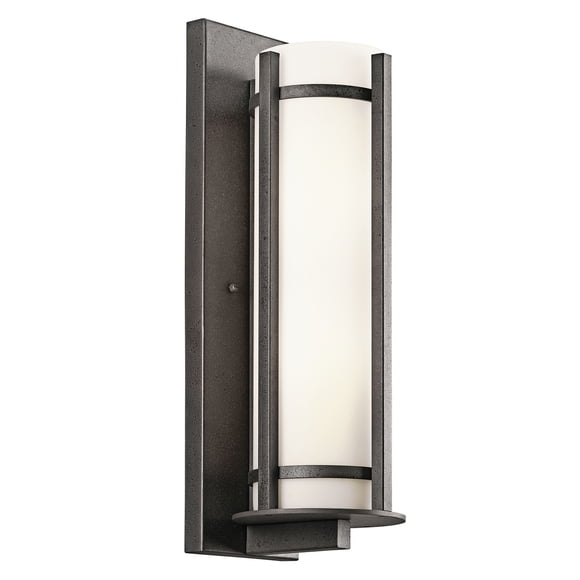 Kichler 49119AVI Lanterne Murale Extérieure, 11 Pouces, Fer Enclume, Ampoules 2x100W