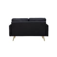 thumbnail image 5 of Kingway Furniture Barbosa Fabric Living Room Loveseat in Black, 5 of 5