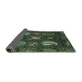 thumbnail image 2 of Ahgly Company Indoor Rectangle Abstract Turquoise Blue Modern Area Rugs, 3' x 5', 2 of 4