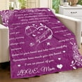 thumbnail image 4 of Daughter Blanket, Daughter Blankets From Mom Dad, Birthday Christmas Gifts For Daughter, I Love You Daughter Presents To My Daughter, Daughter Soft Bed Flannel Letter Throw Blanket " (Pink)(30"x40"), 4 of 7