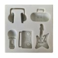 thumbnail image 1 of Cake Pans Molds The New Radio Models Silicone Molds - Guitar-shaped Ca, 1 of 3
