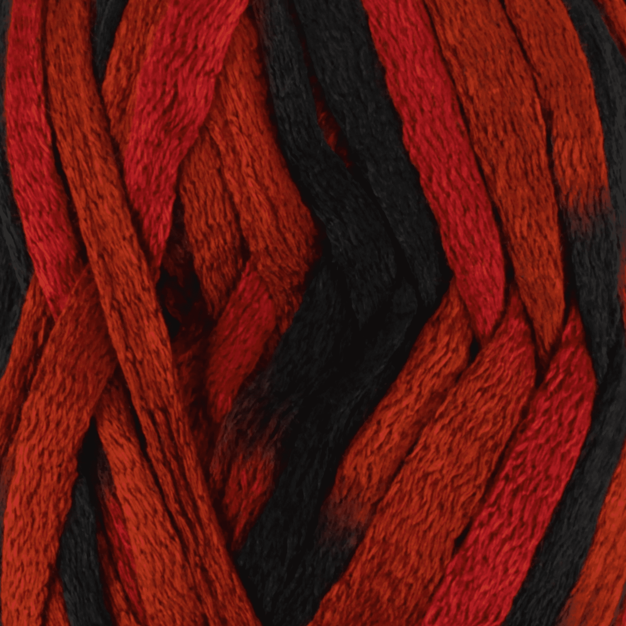 JubileeYarn Mesh Fishnet Yarn - Chunky Acrylic - 200g/Skein - Red Black - 2 Skeins
