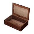 thumbnail image 4 of Caja de madera para guardar joyas, estuche de estilo vintage, organizador de joyas versátil y portátil S, 4 of 9