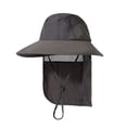 thumbnail image 2 of UPF 50 Wide Brim Bucket Hat with Neck Flap Breathable Sun Protection Fishing Hat for Men Women Summer Outdoor Hiking Gardening, 2 of 6