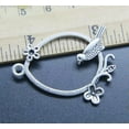 thumbnail image 5 of U8MO 10~30pc Retro Bird Flower Alloy Charms Pendant Jewelry Making DIY 40*31mm-30pcs, 5 of 8