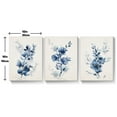 thumbnail image 4 of Flower Wall Art Prints Modern Blue Floral Painting Watercolor Picture Framed Home Decor Botanical Artwork Ready to Hang for Bedroom Bathroom Living Room 1216 Inch, Set of 3, 4 of 6