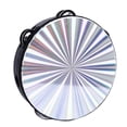 thumbnail image 1 of Tamburina, Doble Crujiente Sonido Metal Bellas Percusiases Manuales Jingles ABS para Fiesta, 1 of 7