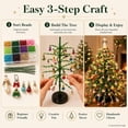 thumbnail image 4 of DIY Beaded Christmas Tree Kit, Crystal Holiday Craft Set for Adults, Beaded Ornament KIT, Christmas Tree Makes, 4 of 7