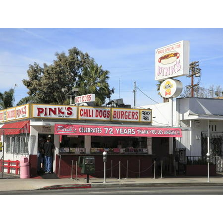 Pinks Hot Dogs, an La Institution, La Brea Boulevard, Hollywood, Los Angeles, California, United St Print Wall Art By Wendy