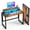 Brown with Lap desk, variant on Ktaxon Folding Writing Computer Desk Home Office Study PC Writing Table,White