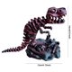 thumbnail image 2 of Huesos de dinosaurio impresos en 3D Tiranosaurio Rex Articulaciones móviles Modelo 3D Cráneo T-Rex (rojo negro), 2 of 8