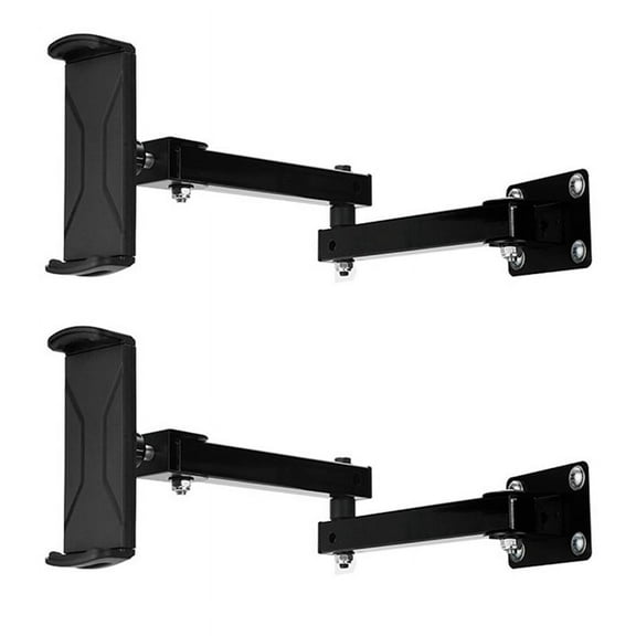 2X Wall Mount Tablet Stand Adjustable Long Arm Stretchable Cell Phone Stand for 4-13 Inches
