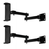 2X Wall Mount Tablet Stand Adjustable Long Arm Stretchable Cell Phone Stand for 4-13 Inches