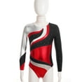 thumbnail image 6 of DPOIS Girls Long Sleeve Gymnastics Leotard Dance Biketards Unitard Bodysuit, 6 of 6