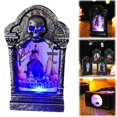 thumbnail image 2 of CoreLiving Halloween Decorations Glowing Tombstone Lamp for Halloween Decor Indoor Spooky Home Fireplace Mantel Table Centerpiece Night Light Display, 2 of 10