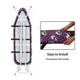 thumbnail image 4 of HELLHERO Ironing Board Cover Elastic Edge Replacement 3 Fasteners Iron Cover Replacement Accessories, Christmas Skull Rose, 4 of 5