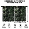 thumbnail image 2 of Blackout Kids Curtains,Math Equations Glowing Green Pattern Childrens Insulated Curtains Set Of 2,Bedroom Essentials,Toddler Room Decor 42"x54", 2 of 5