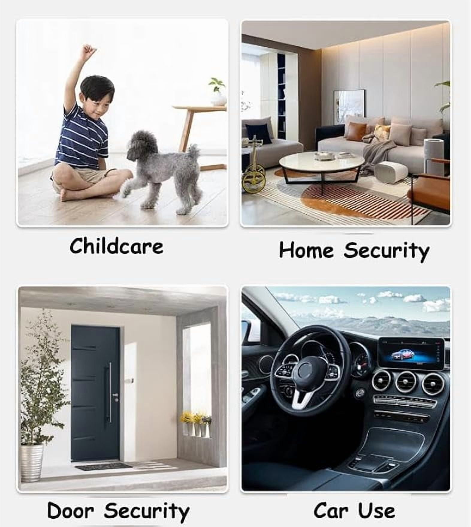 Bccnerty Camera, 5g Mini Wireless WiFi 1080p Hd, Full Hd Security Camera with Night Vision, Motion Detection, Remote App Control, Spy Camera with Audio/Video for Home, Indoor & Outdoor Use