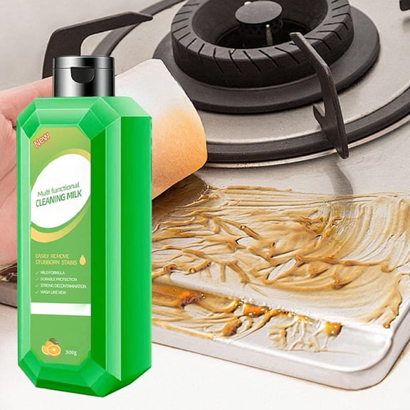 Powerful Multifunctional Cleaner, 300ml Multipurpose Concentrate Cleaner, Multi-Scene Household Strong Decontamination Cleaning Milk, Effectively Remove Stains and Dirt On Various Surfaces