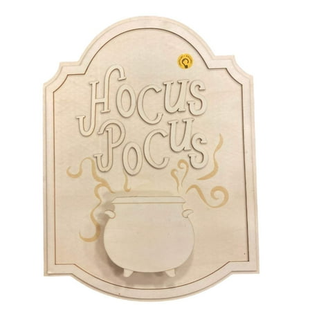 Make Market Halloween Hocus Pocus Pot Light Up Sign 16x12in