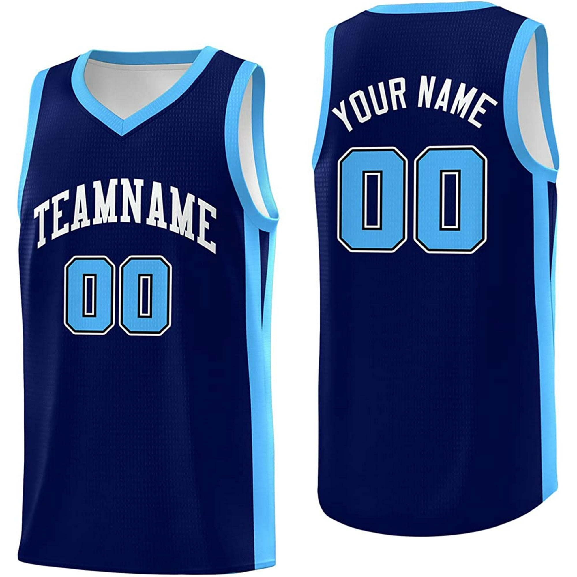 Customized Basketball Jersey - Personalized Name Team Number Logo