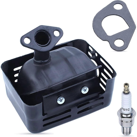 Muffler Exhaust Assembly with Tailpipe for Honda GX160 GX200 5.5hp 6.5hp Engine Spare Parts 18300-ZE1-900