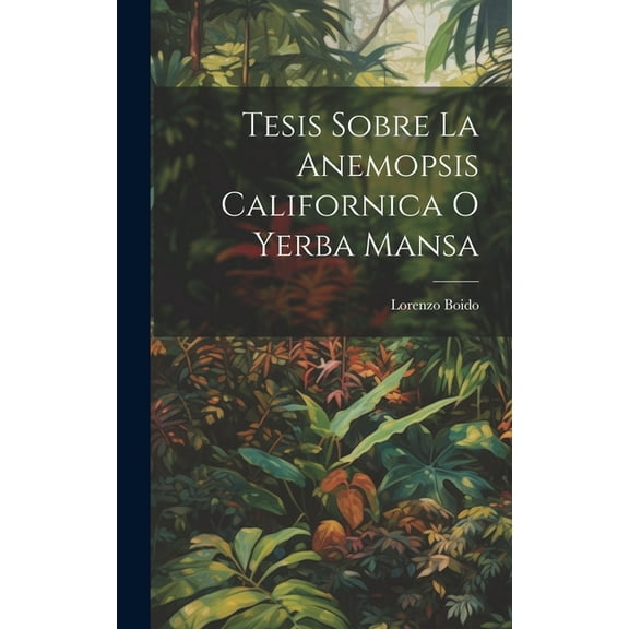 Tesis Sobre La Anemopsis Californica O Yerba Mansa (Hardcover)
