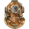 thumbnail image 5 of Vintage U.S Navy Mark V Copper Brass Diving Divers Helmet Antique SEA Nautical, 5 of 5