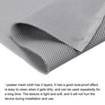 thumbnail image 3 of Uxcell Speaker Grill Cloth 20 x 55 Inch Stereo Mesh Fabric Protective Dustproof Cloth for Home Speaker Repair Light Grey, 3 of 5