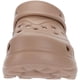 thumbnail image 3 of Sandalias WHITIN Zuecos sin cordones con cuña y punta cerrada para mujer, color marrón, 3 of 6