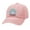 Pink, variant on Christian He is Risen Boho Rainbow Embroidered Twill Baseball Cap Hat with Adjustable Metal Buckle Back-Pink