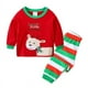 thumbnail image 3 of Conjunto de pijamas de Navidad para niños, ropa de dormir de algodón para bebés, ropa de dormir para niños pequeños, pijama de manga larga, 3 of 4