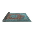 thumbnail image 2 of Ahgly Company Indoor Rectangle Medallion Light Blue Traditional Area Rugs, 4' x 6', 2 of 4
