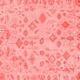 thumbnail image 1 of Ahgly Company Machine Washable Indoor Square Oriental Red Traditional Area Rugs, 8' Square, 1 of 4